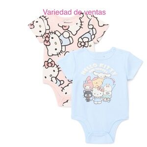 Hello Kitty Pink and Blue Bodysuit Set